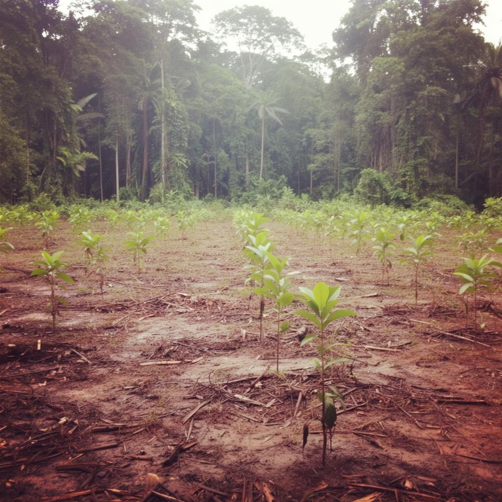 Reforestation de la forêt tropicale de Bornéo — Indonésie