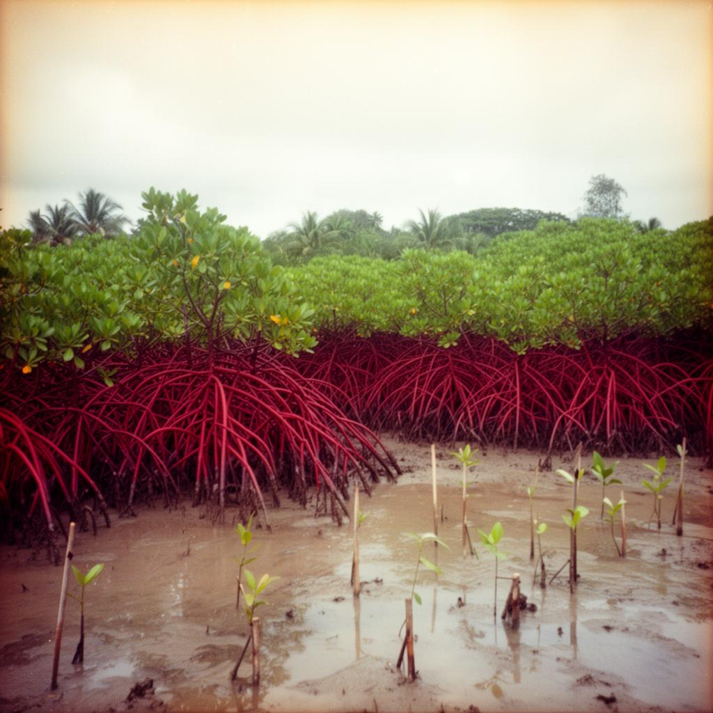 Replantation de mangroves à Mayotte — Mayotte